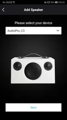 Audio Pro Control android App screenshot 4